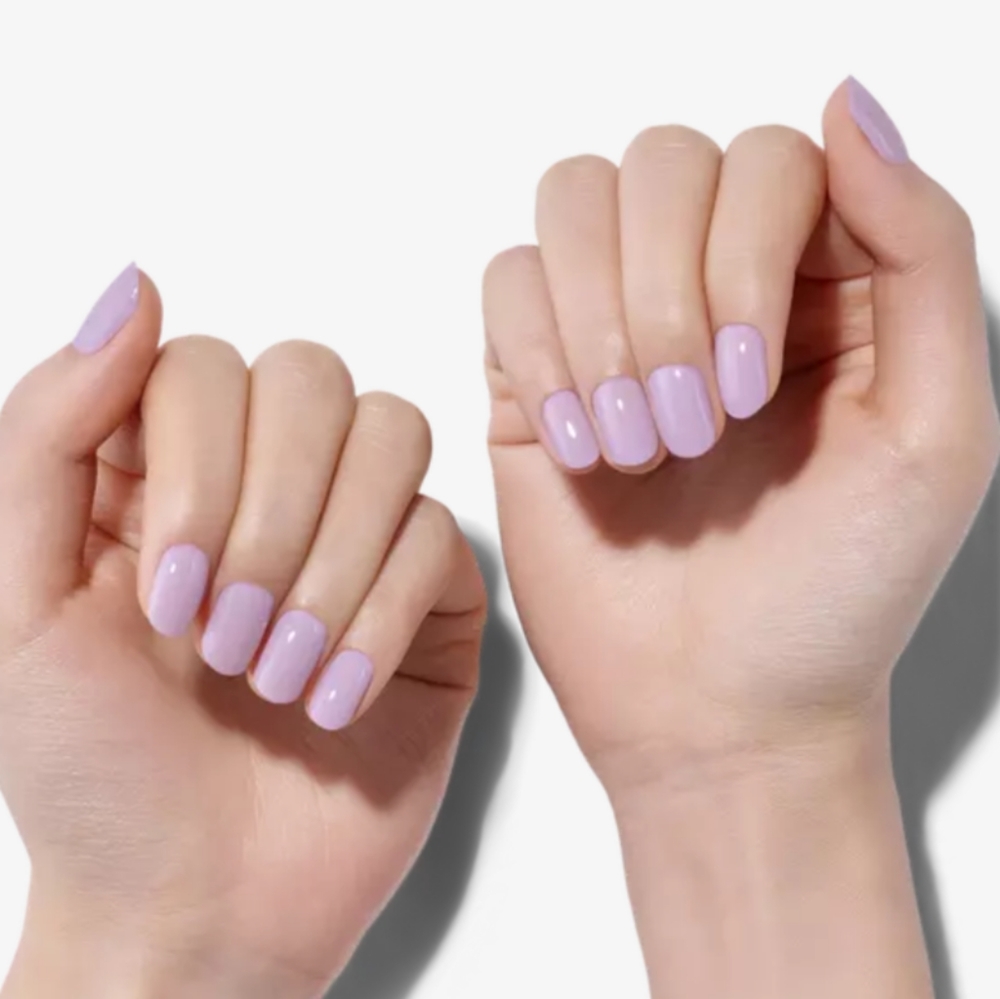 Creamy Lilac GLAZE Semi-Cured Gel Color Dashing Diva Nails